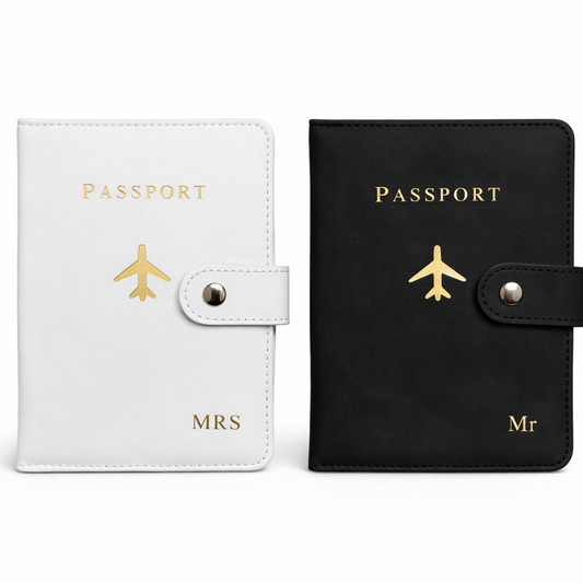 Personalised MR & MRS Passport Cases