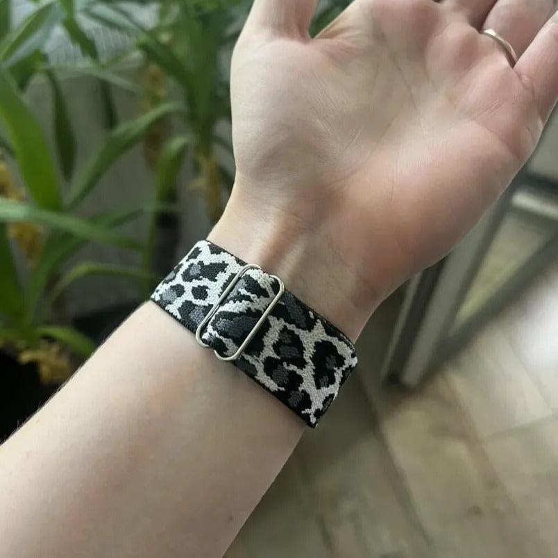 Fabric Animal Print Apple Watch Straps