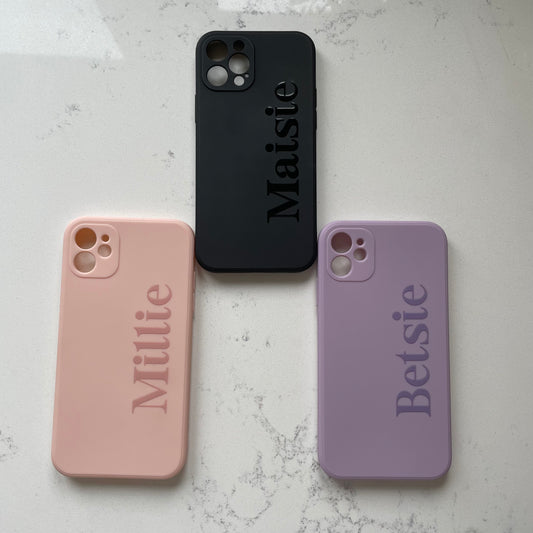 Personalised Plastic Name Phone Case