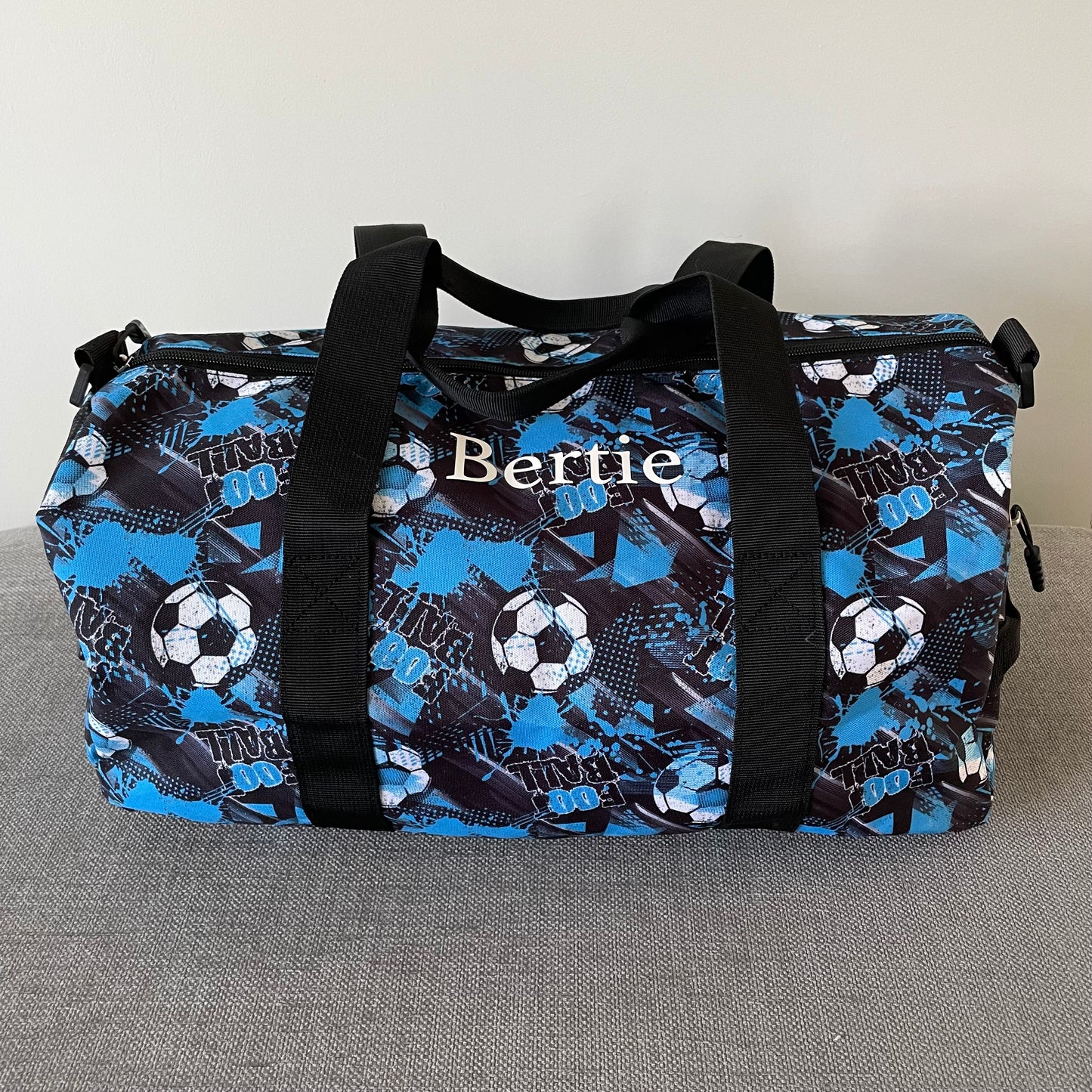 Personalised Boys Football Holdall Sports Gym Bag