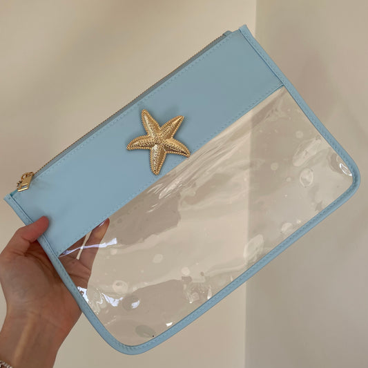 Starfish Clear Panel Pouch