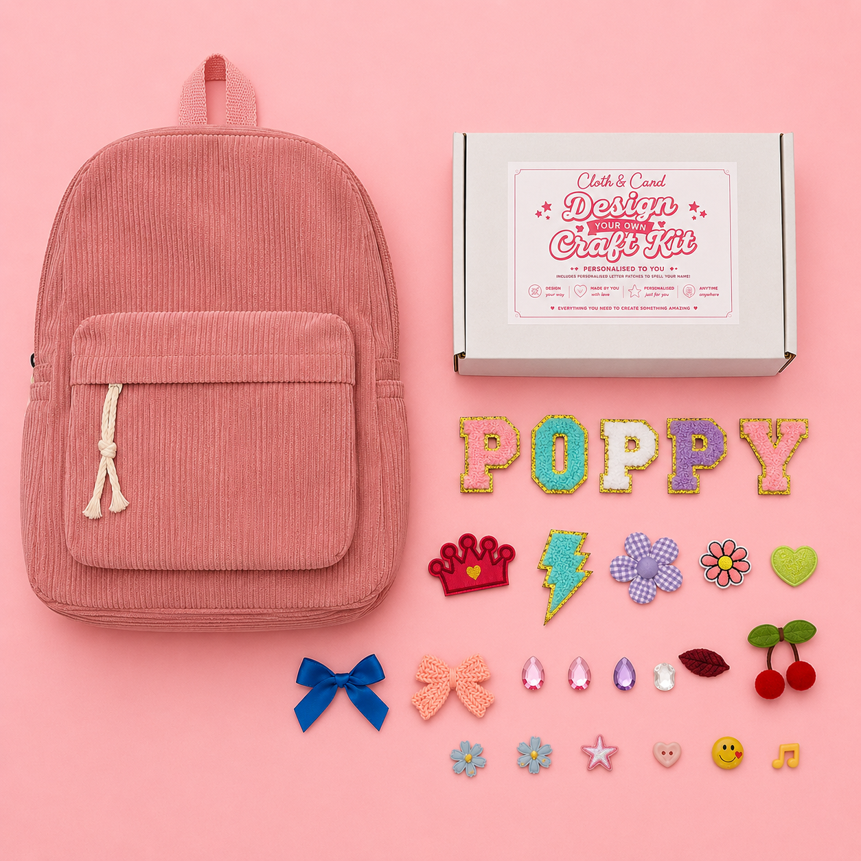 Design Your Own Personalised Backpack Craft Kit