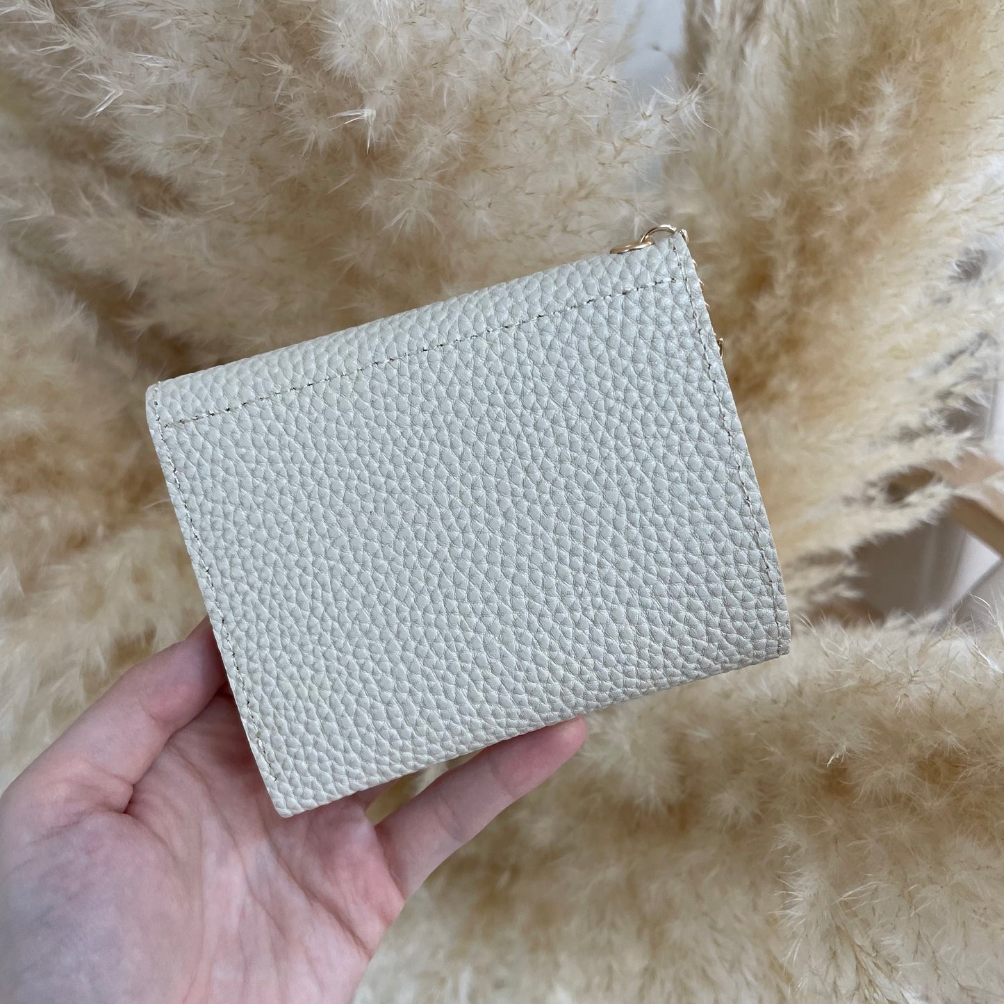 Personalised Small Textured Faux Leather Card Holder