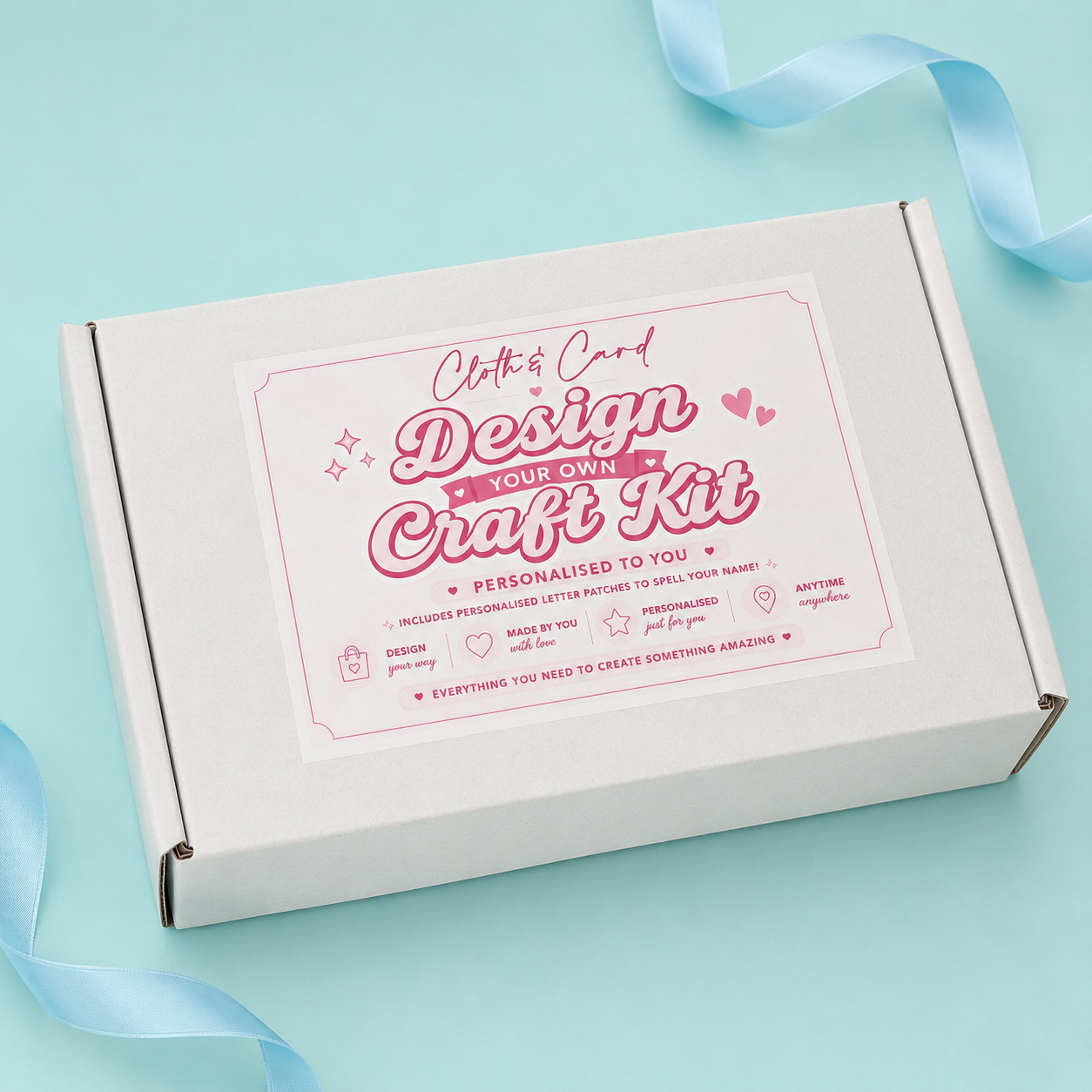Design Your Own Personalised Pouch Craft Kit