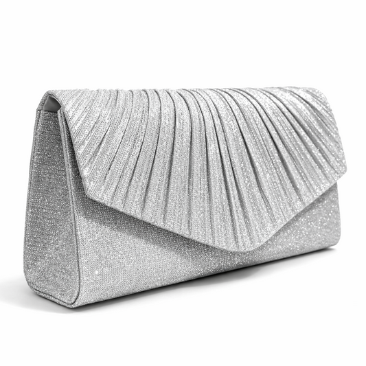Glitter clutch bag