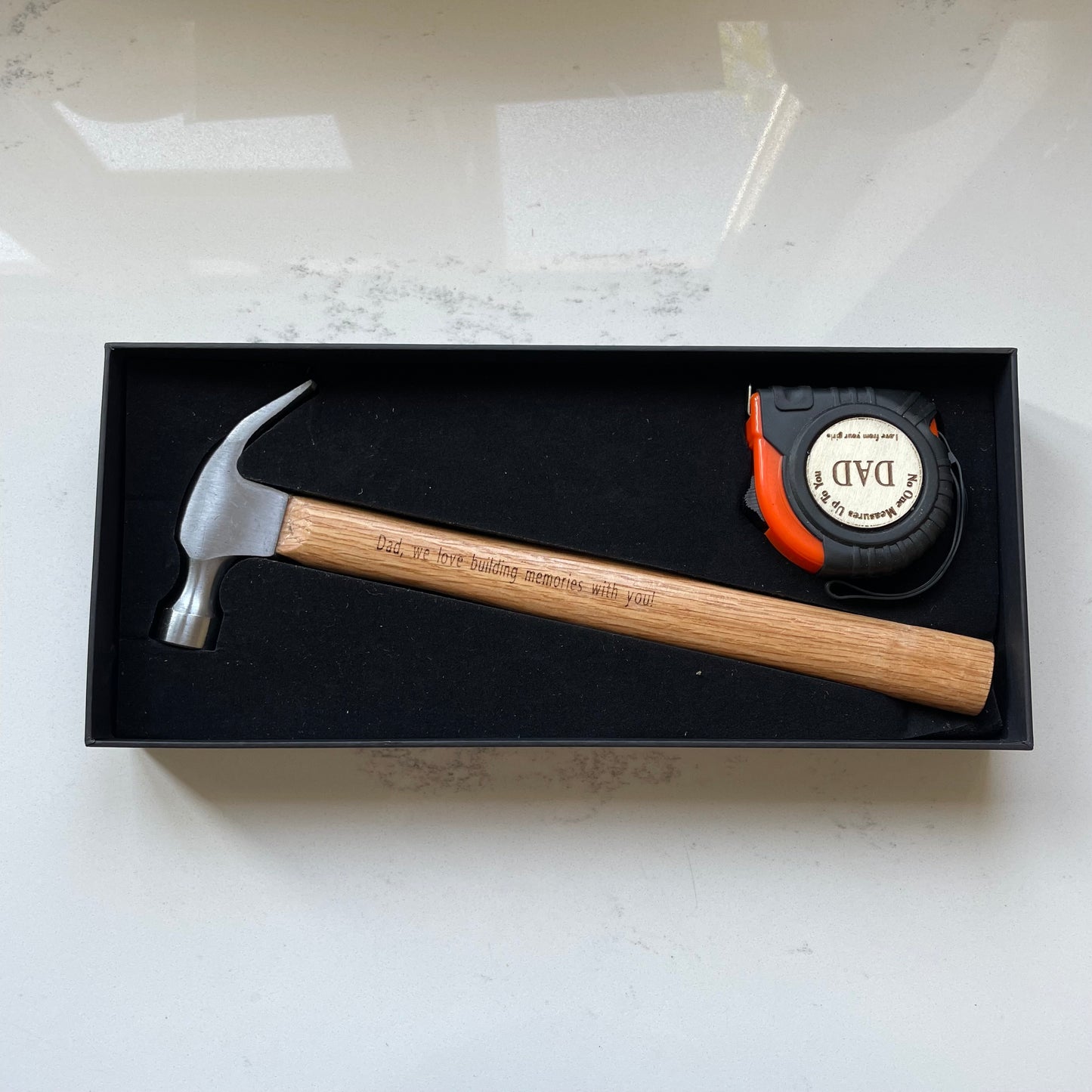 Personalised Engraved Wooden Tool Set