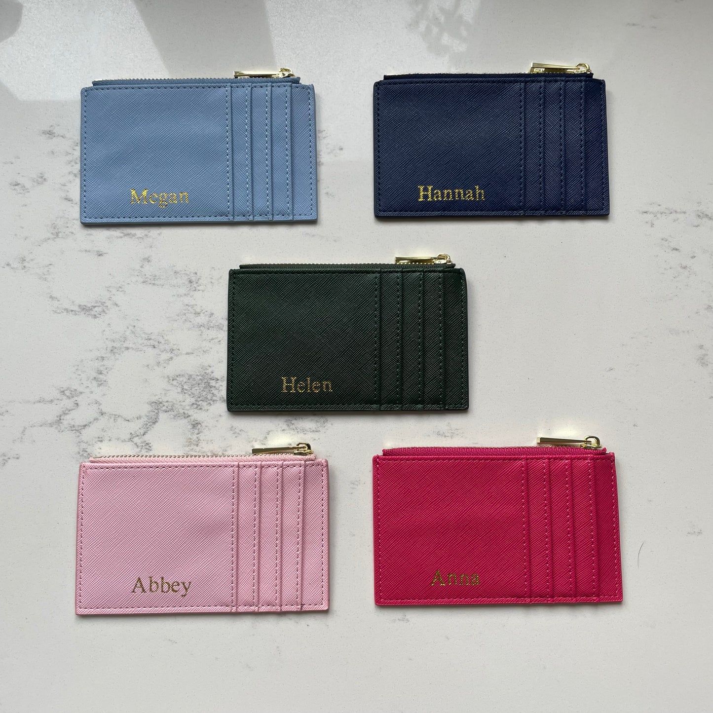 Outlet: Saffiano Zip Card holder