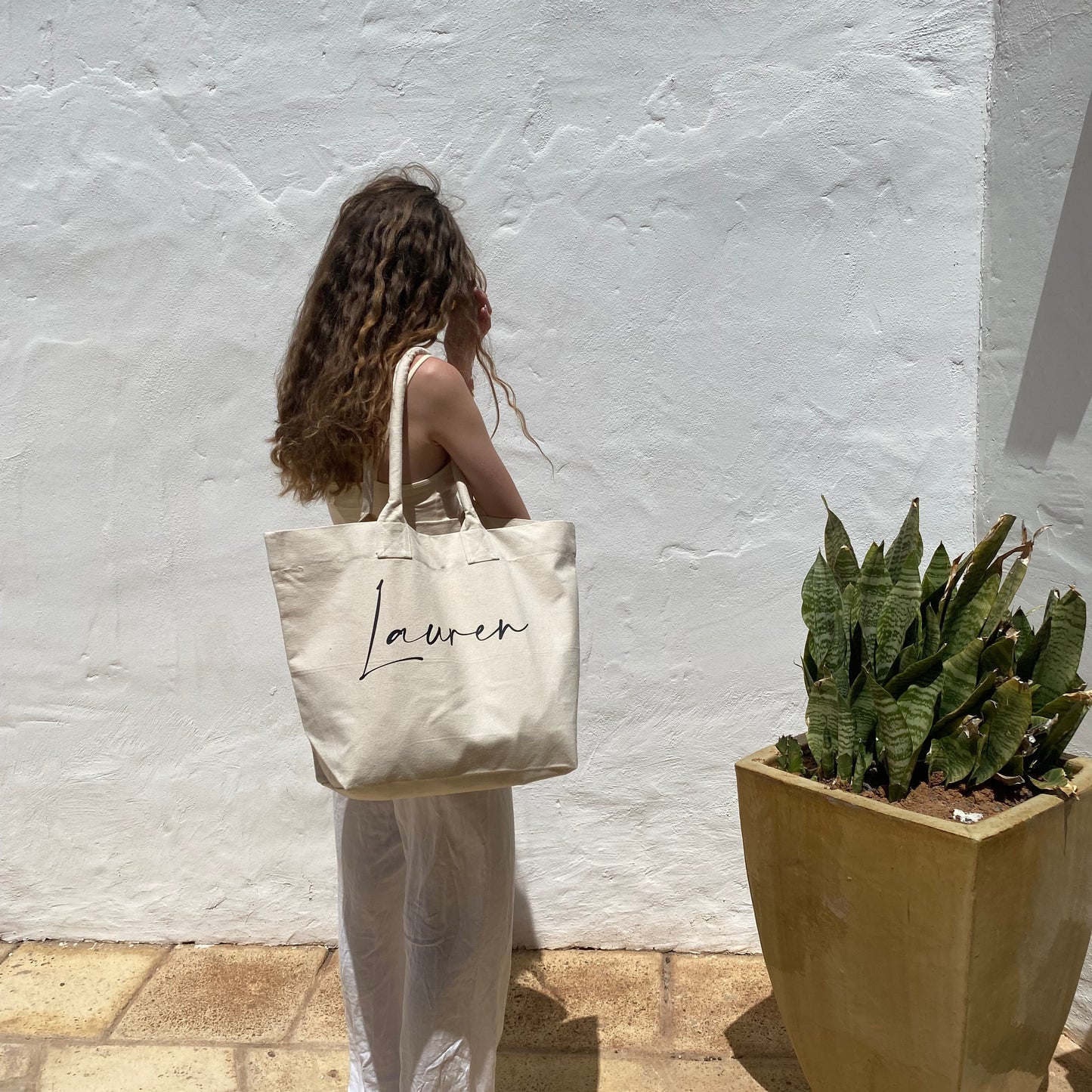 Personalised GEMMA Large Tote Bag