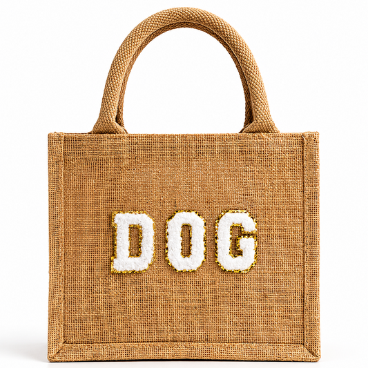 Small DOG Jute Bag