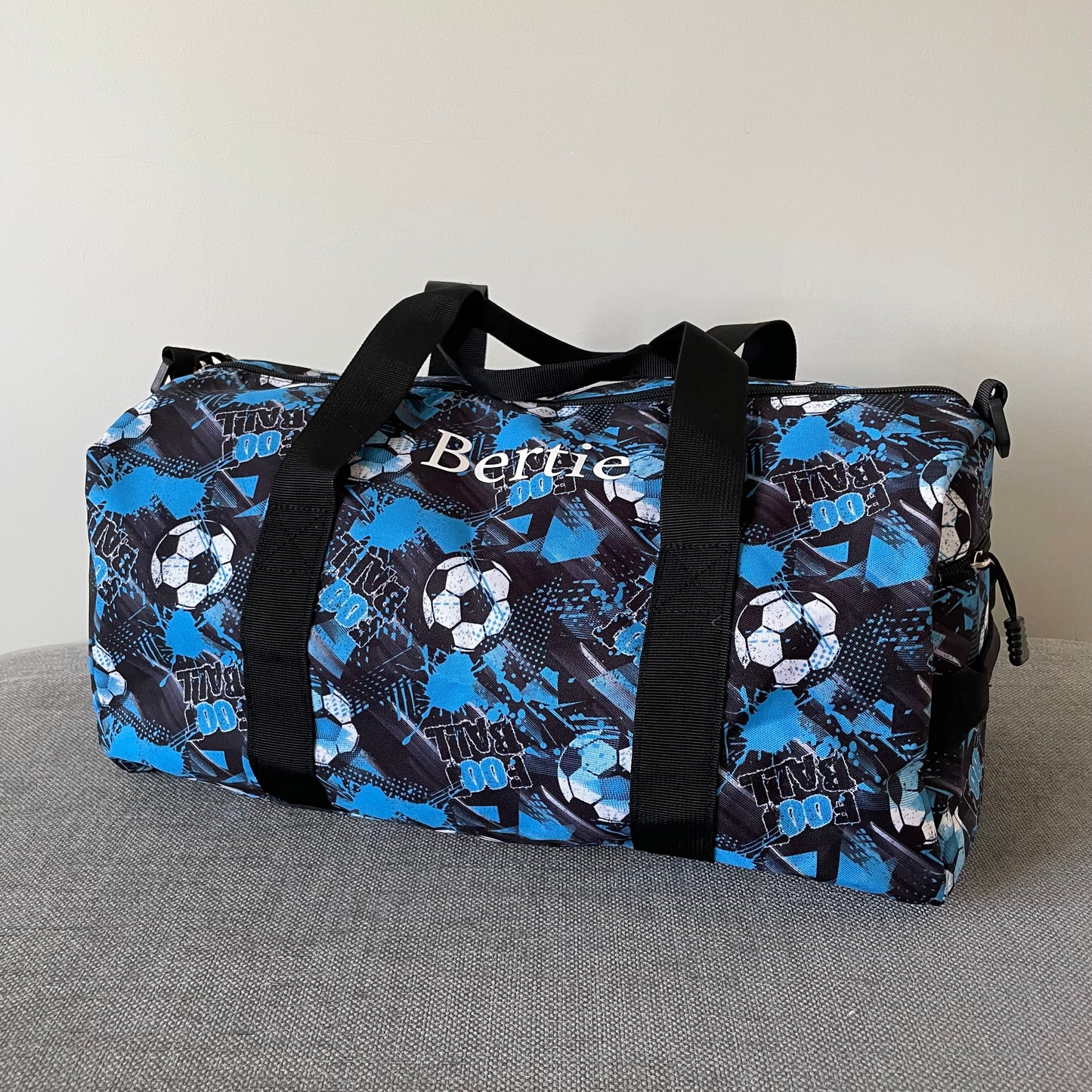 Personalised Boys Football Holdall Sports Gym Bag