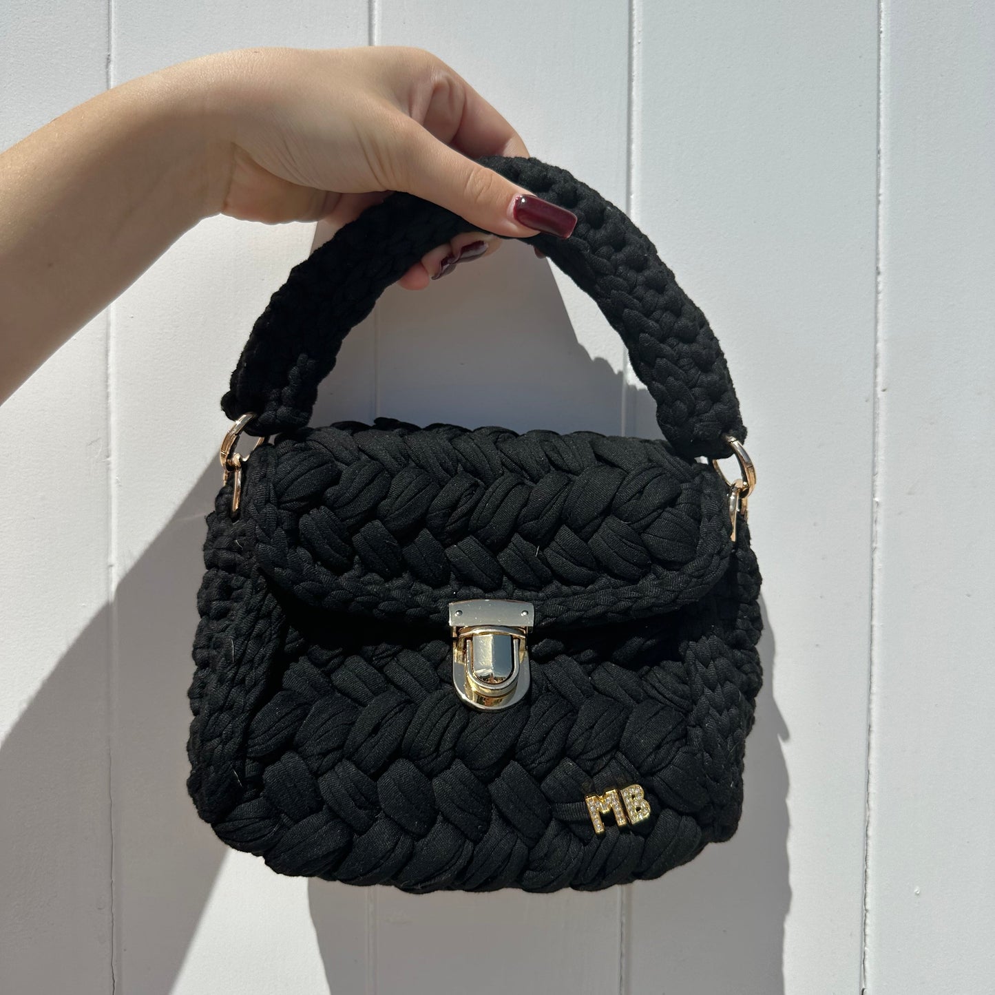 Personalised ALISHA Crotchet Bag