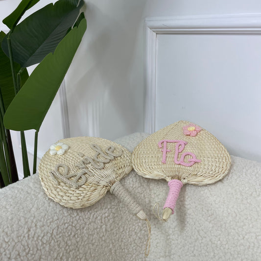 Personalised Straw Fan