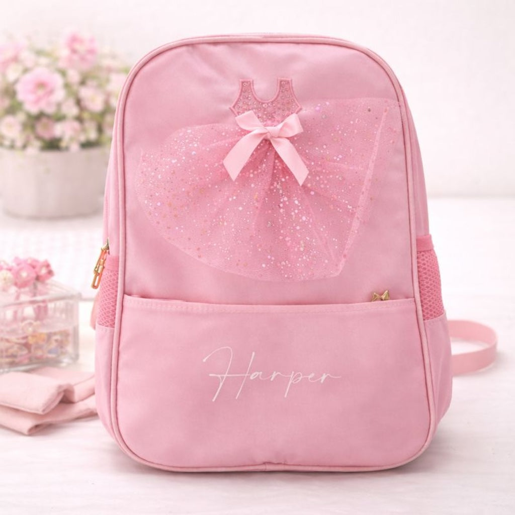 Personalised Childrens Girls Ballerina Dance Backpack