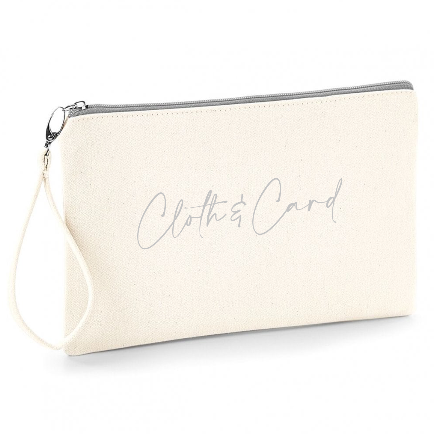 Logo printed branded wristlet pouch with strap | Cloth'N'Card