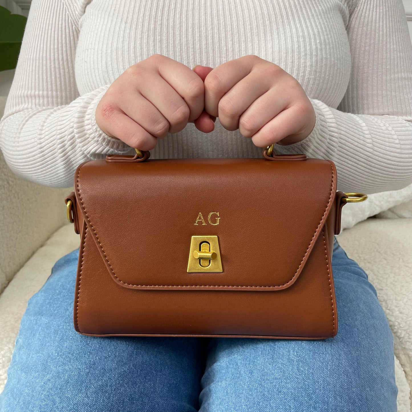 Personalised CAITLIN Cross Body Bag