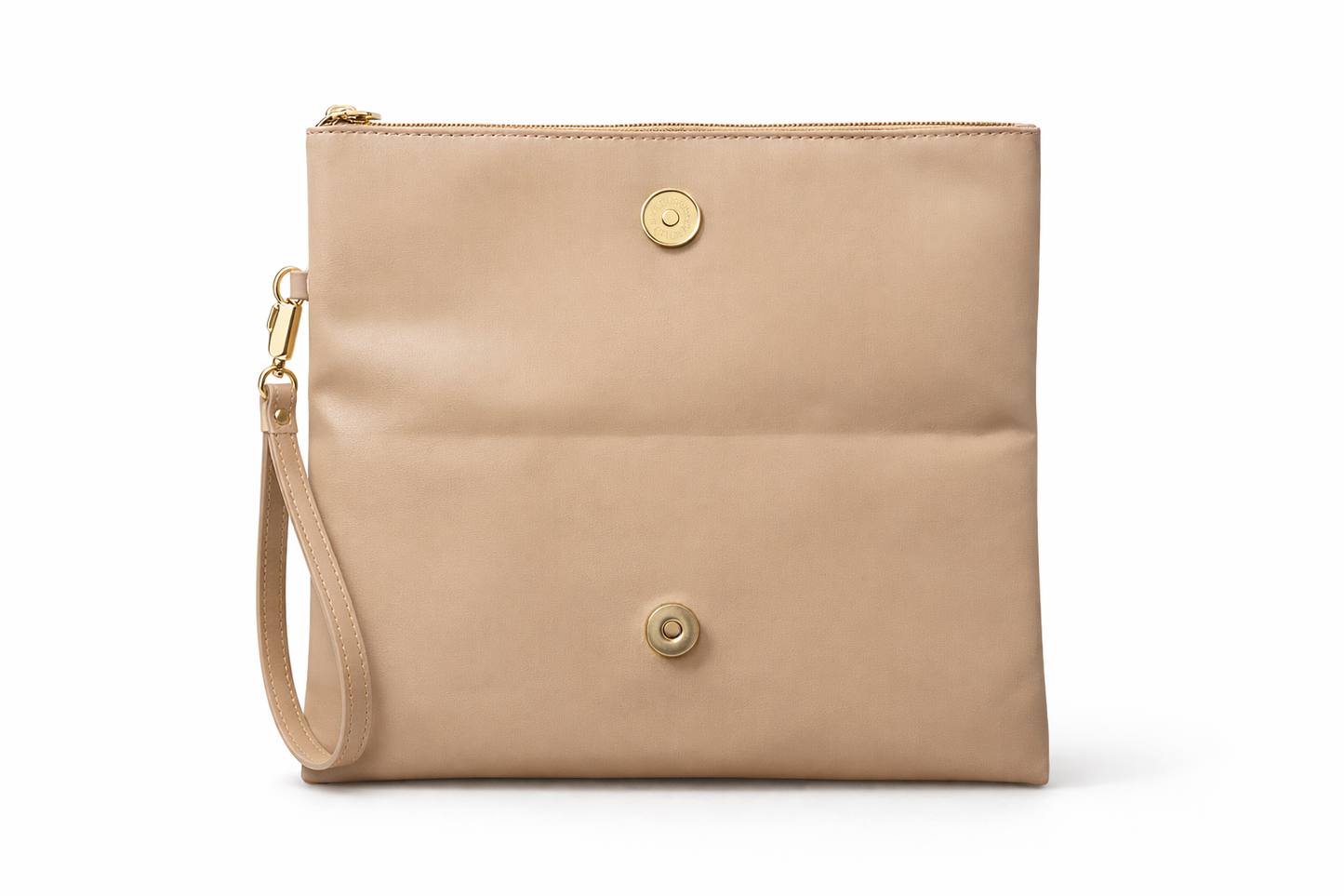 Beige clutch