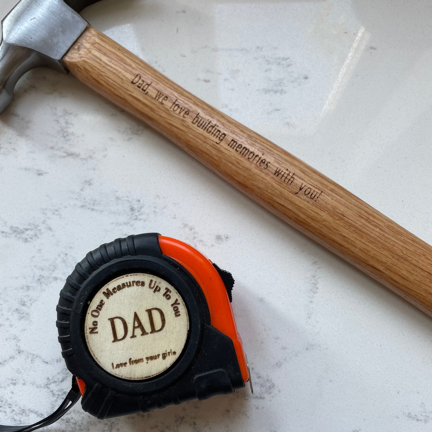 Personalised Engraved Wooden Tool Set