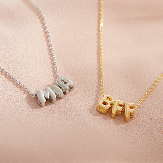 Personalised Custom Balloon Name Necklace