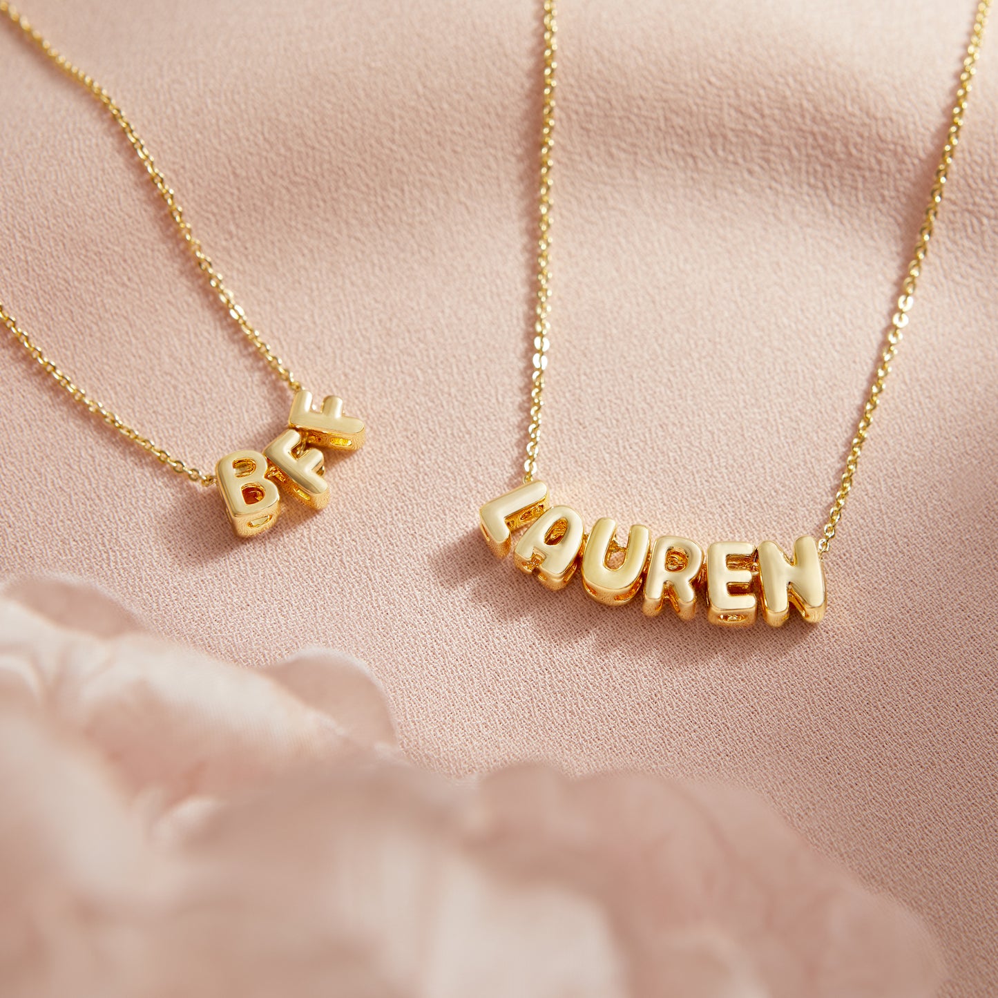 Personalised Custom Balloon Name Necklace