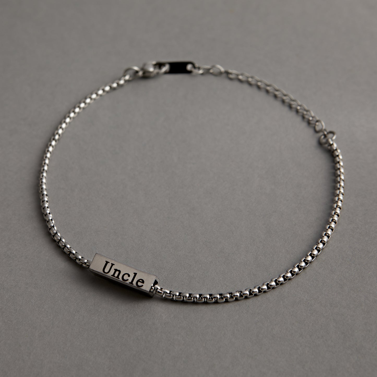 Personalised Unisex Bar Chain Bracelet