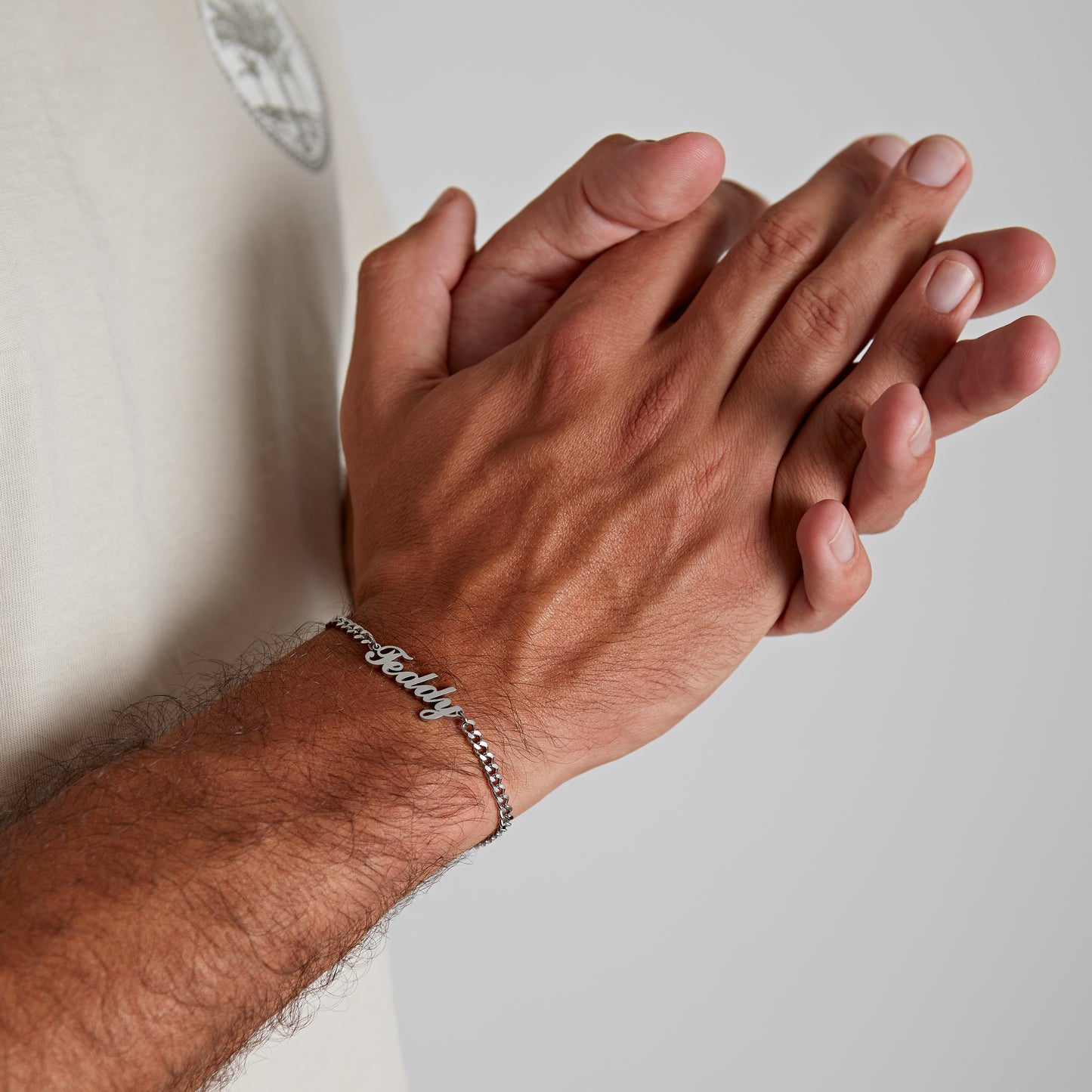 Personalised Unisex Name Chain Bracelet