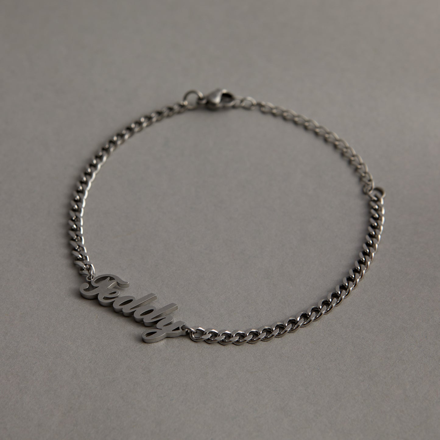 Personalised Unisex Name Chain Bracelet