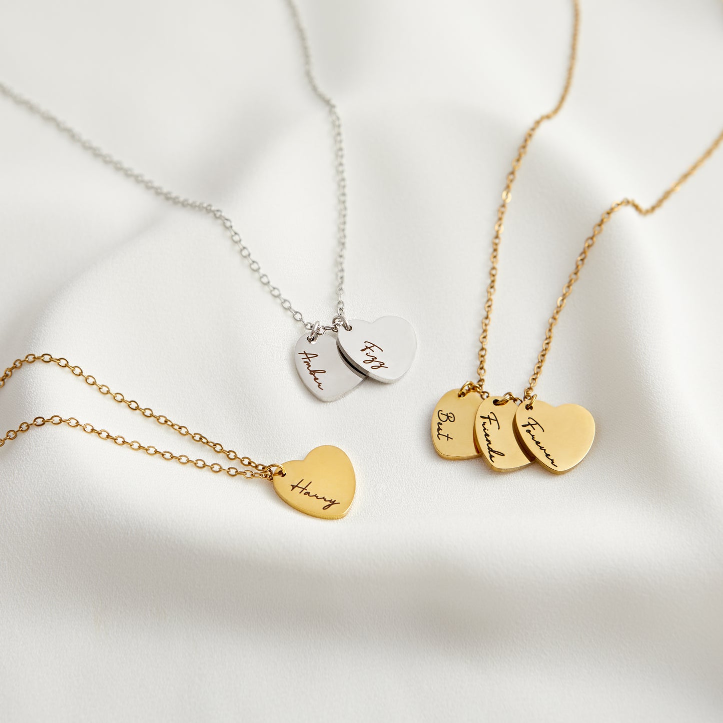 Personalised Heart Pendant Necklace