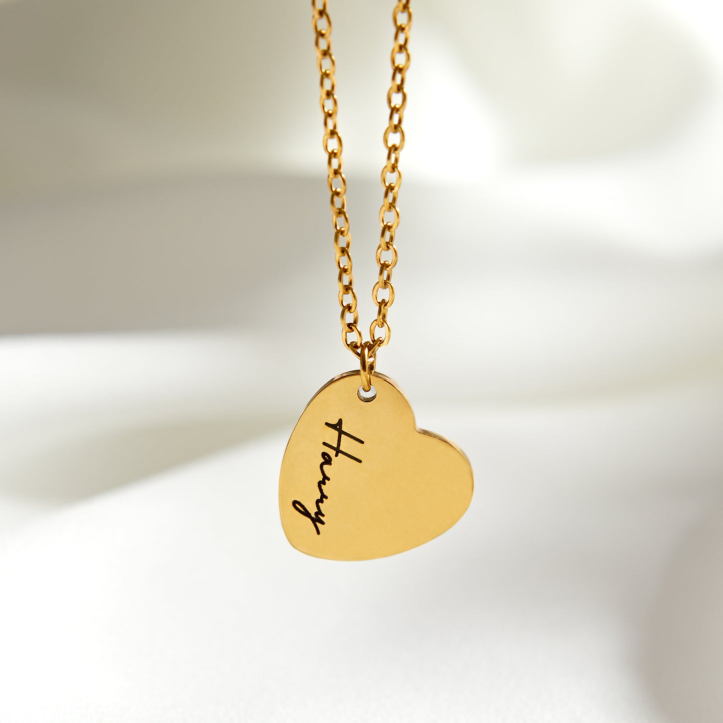 Personalised Heart Pendant Necklace