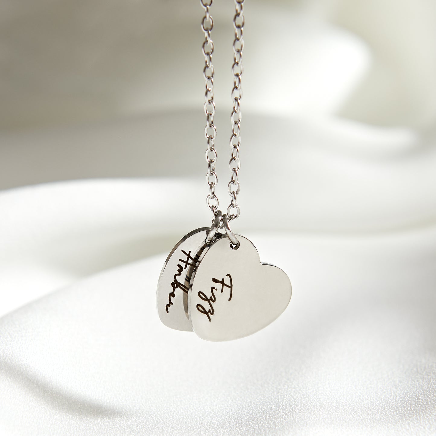 Personalised Heart Pendant Necklace