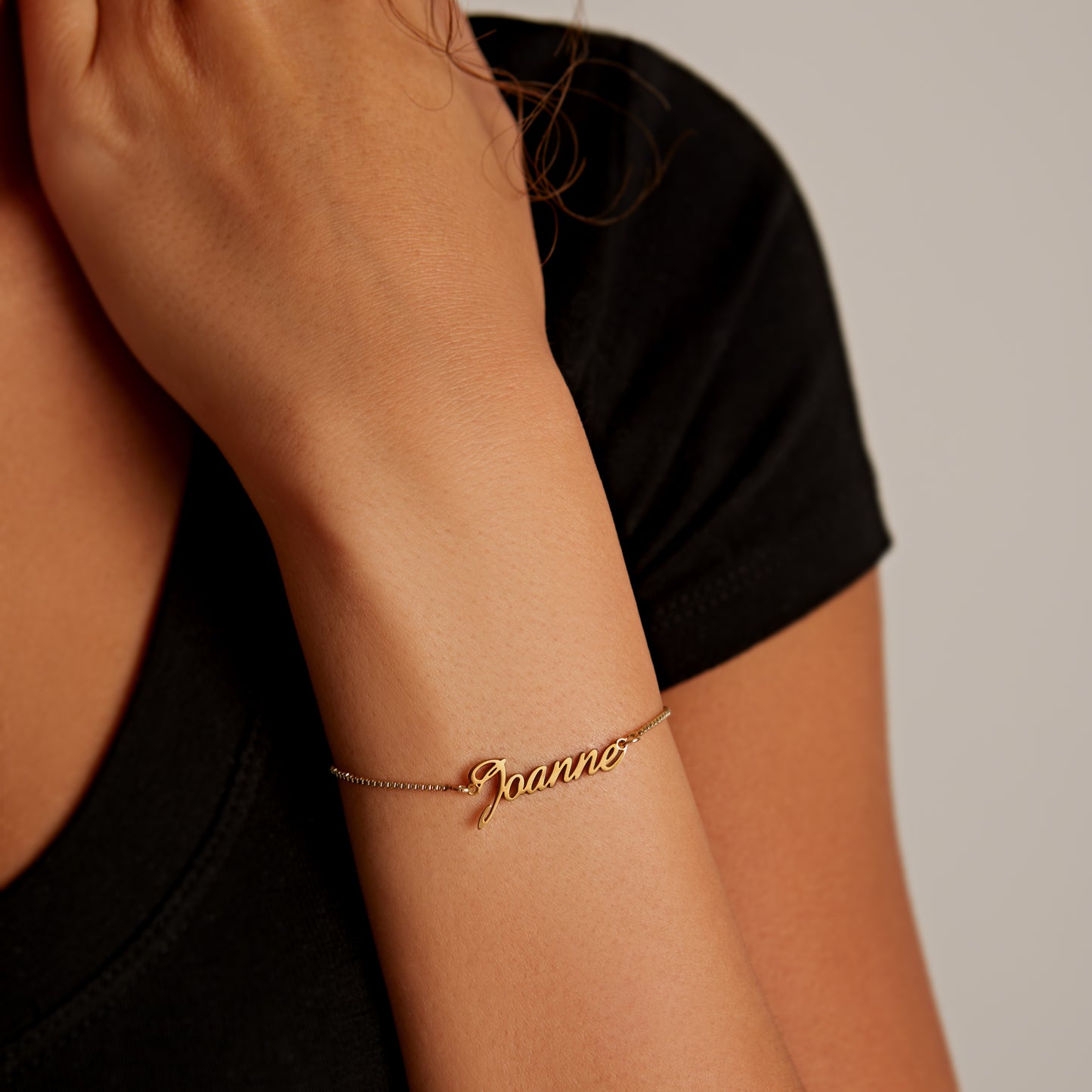 Personalised Name Adjustable Tennis Bracelet