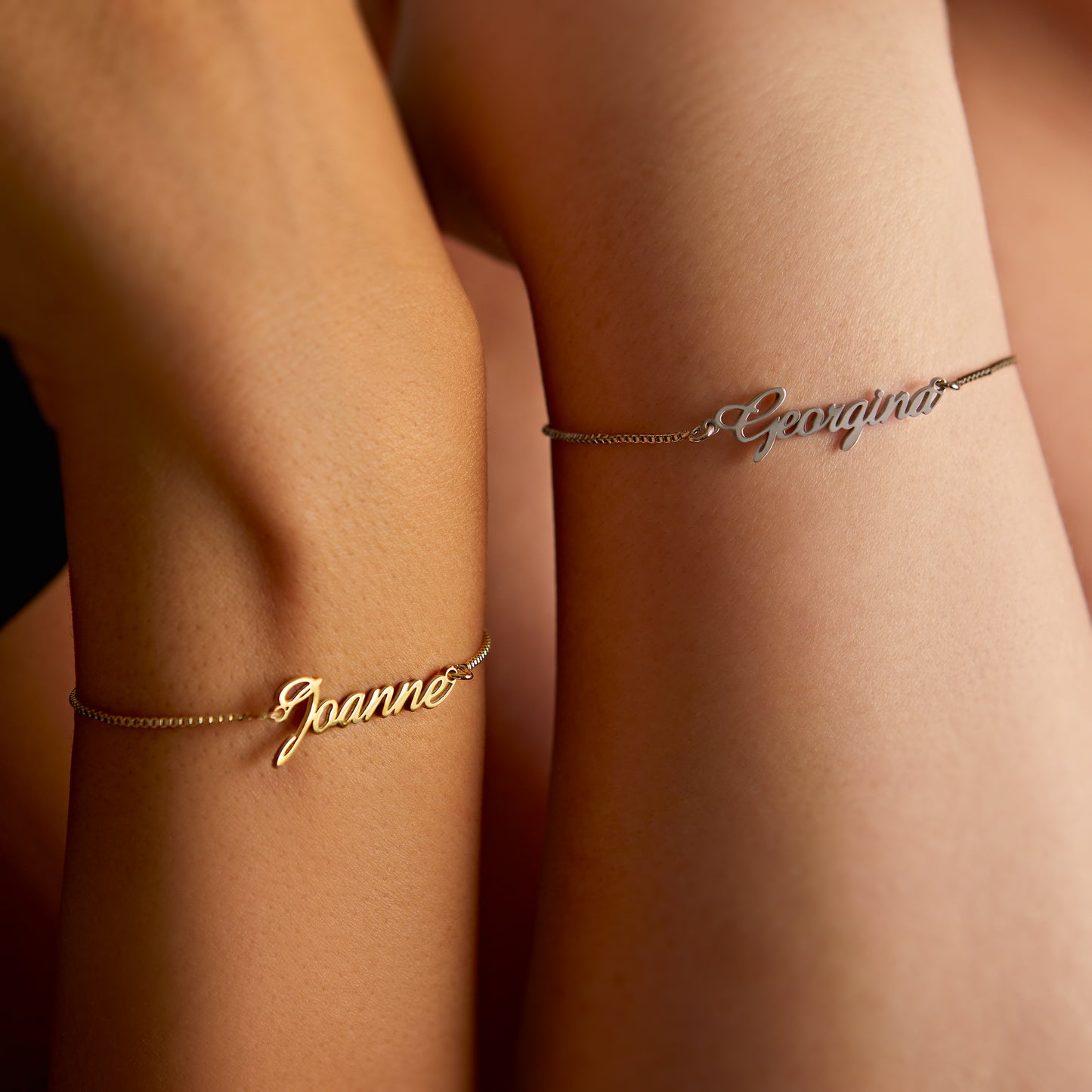 Personalised Name Adjustable Tennis Bracelet