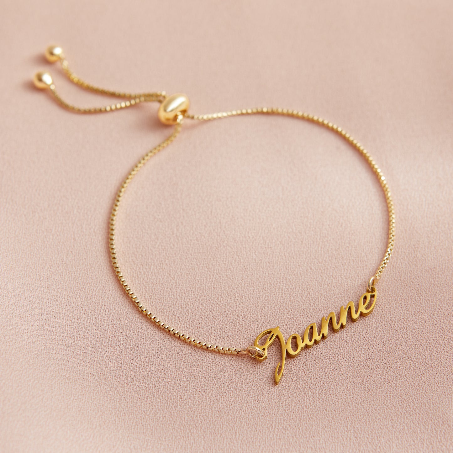 Personalised Name Adjustable Tennis Bracelet