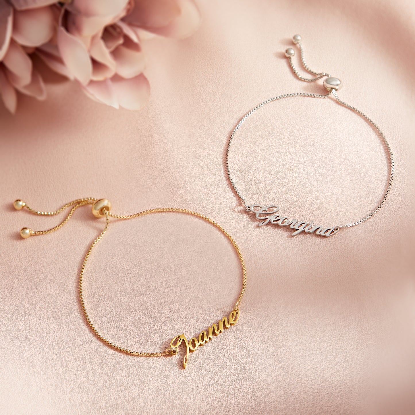 Personalised Name Adjustable Tennis Bracelet