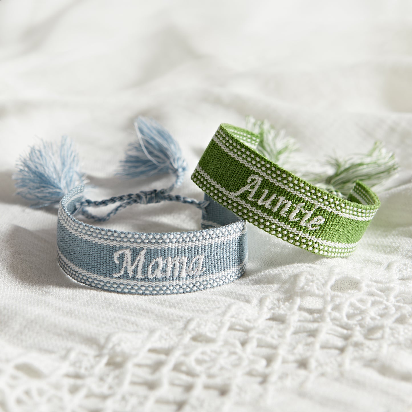Personalised Woven Tassel Bracelet