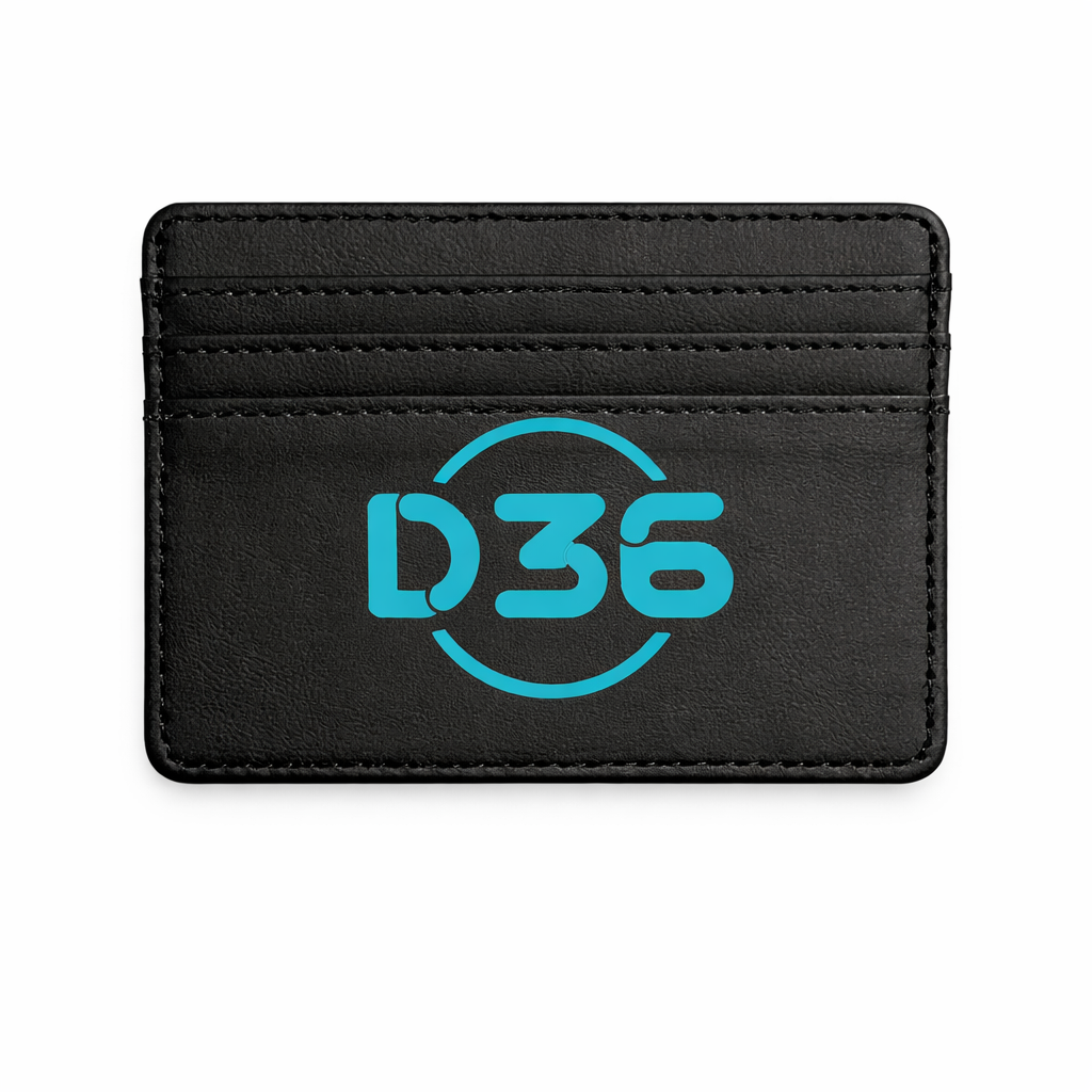 Logo Printed Smooth Card Holder