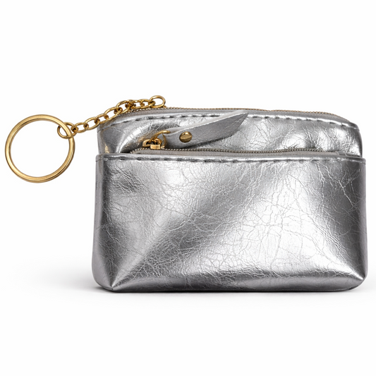 Silver coin purse