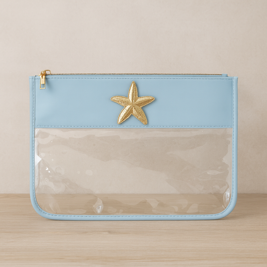 Starfish Clear Panel Pouch