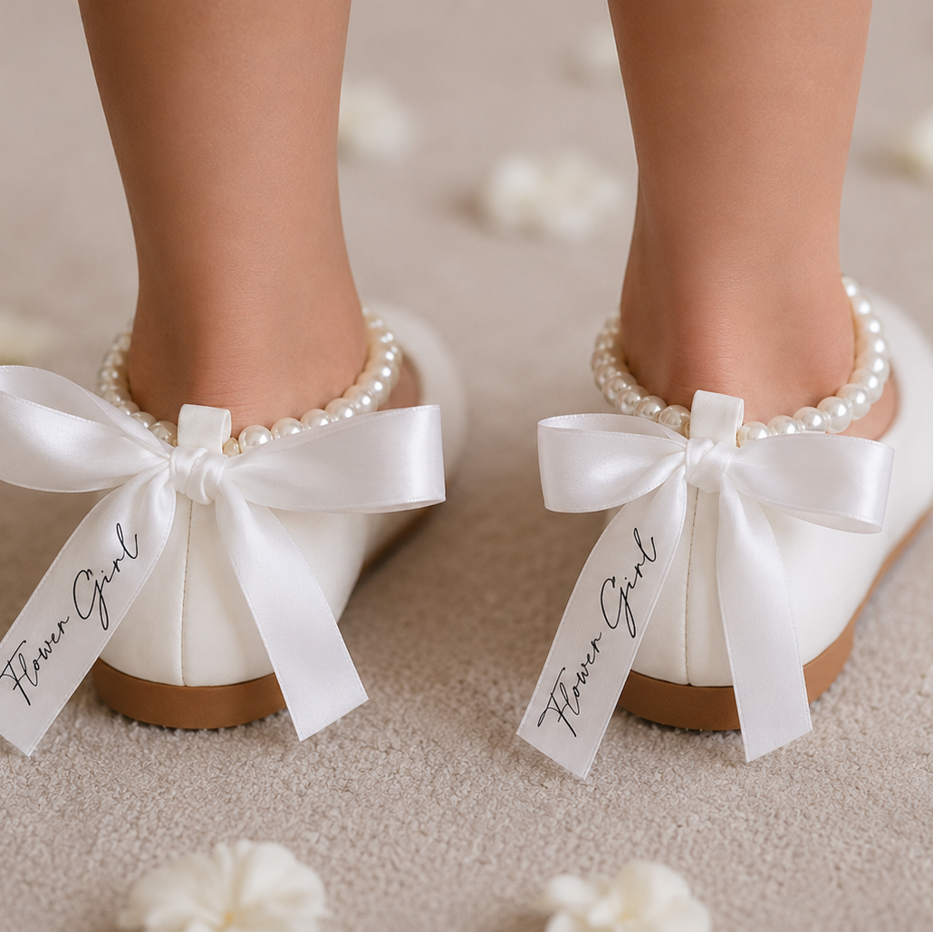 Personalised Childrens Pearl Pumps