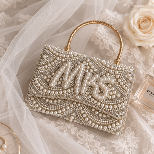 Mrs Pearl Top Handle Bag