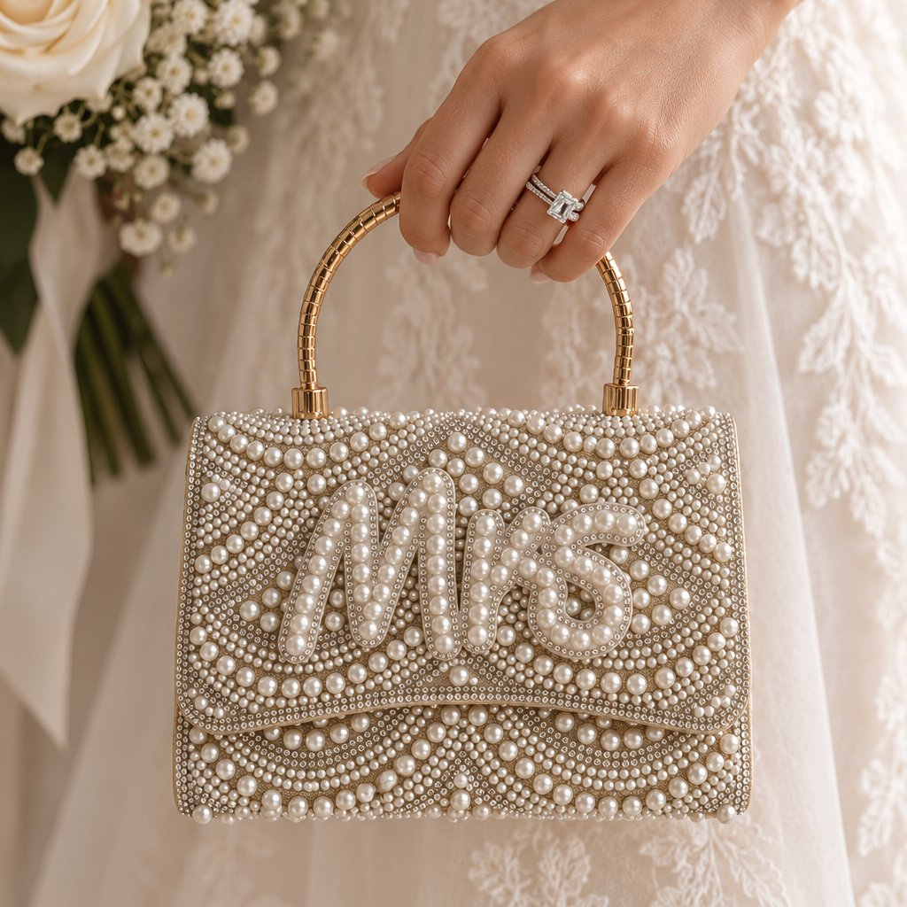 Mrs Pearl Top Handle Bag