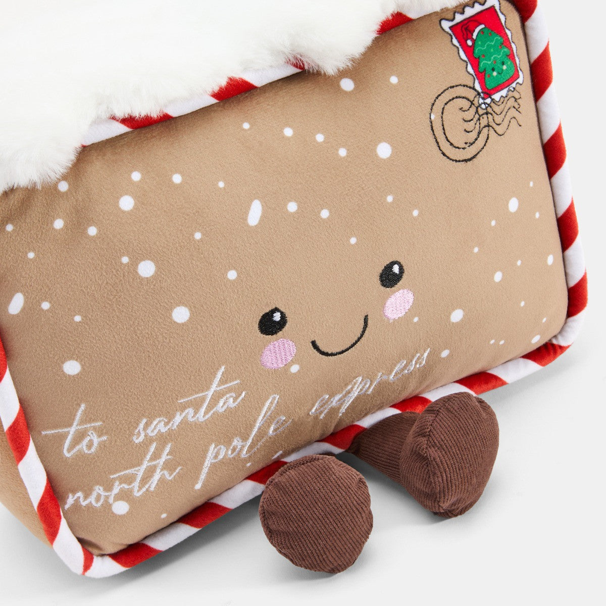 Personalised Letter to Santa Postcard Plushie