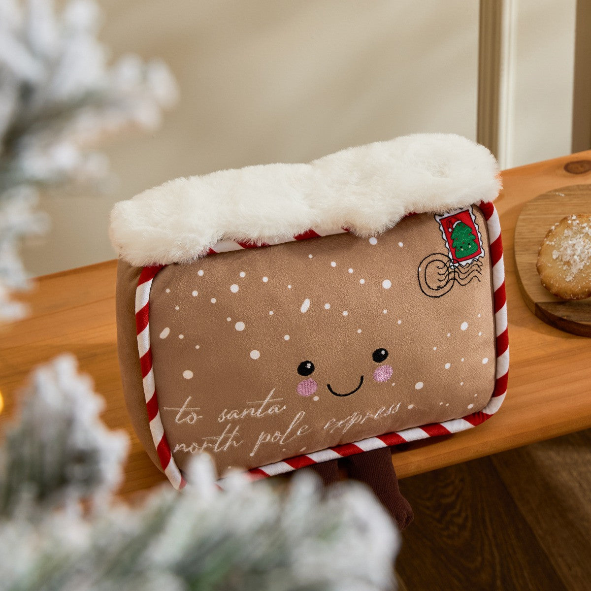 Personalised Letter to Santa Postcard Plushie