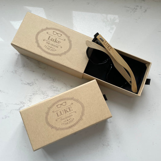 Personalised Engraved Wooden Sunglasses