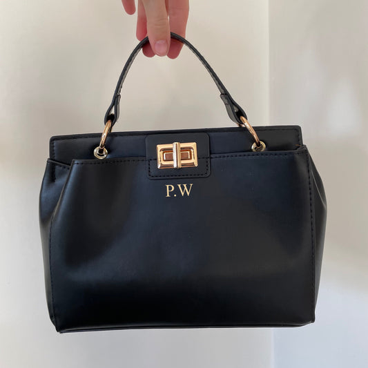 Personalised Smooth KELLY Handbag Cross Body Bag