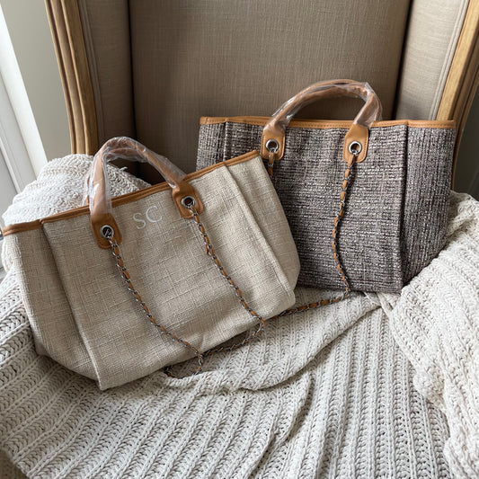 Personalised Static Chain Tote Bag