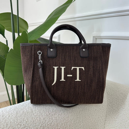 Personalised Canvas Cross Body Tote