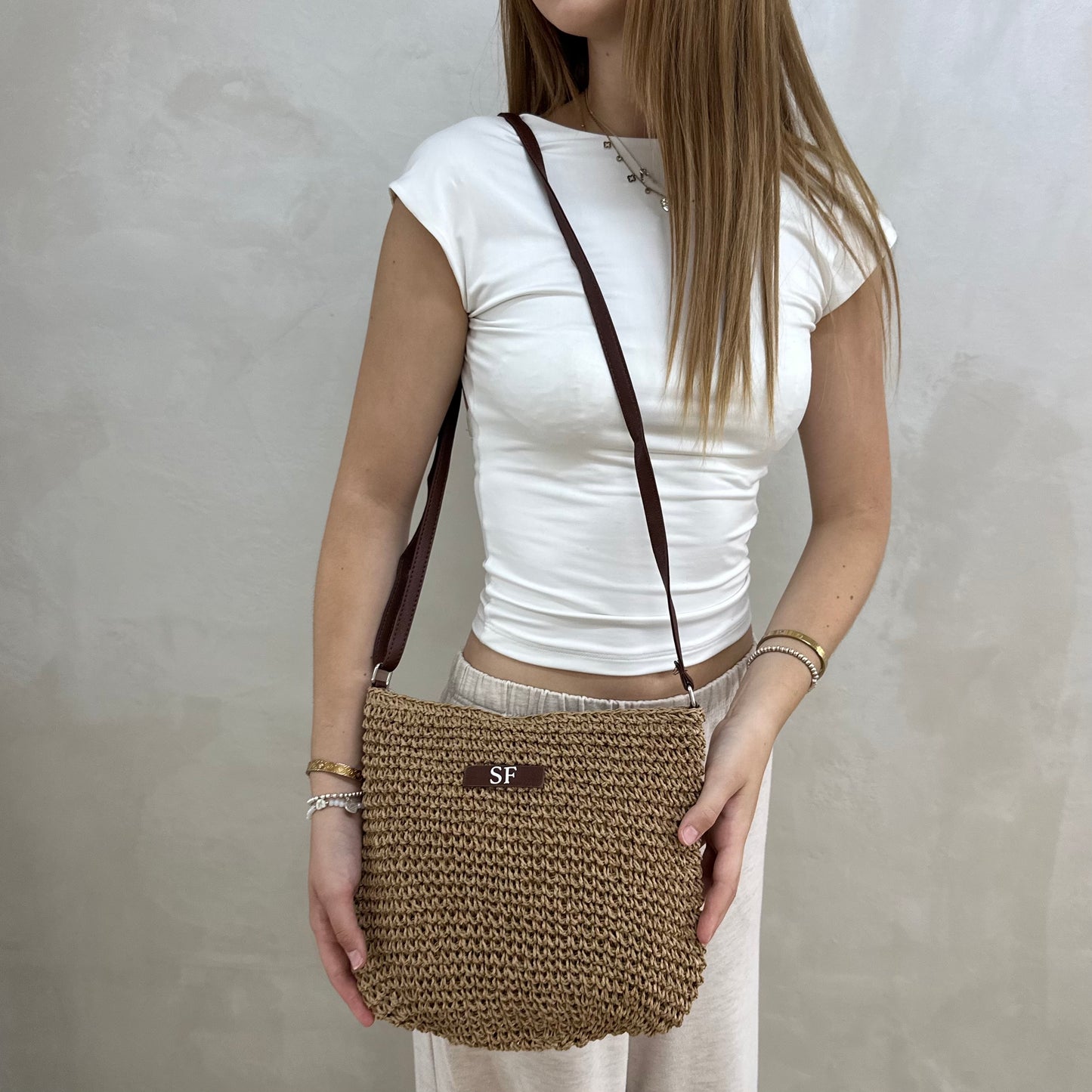 Personalised GEORGINA Cross Body Bag