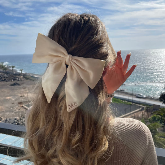 Personalised Initial Monogram Hair Bow