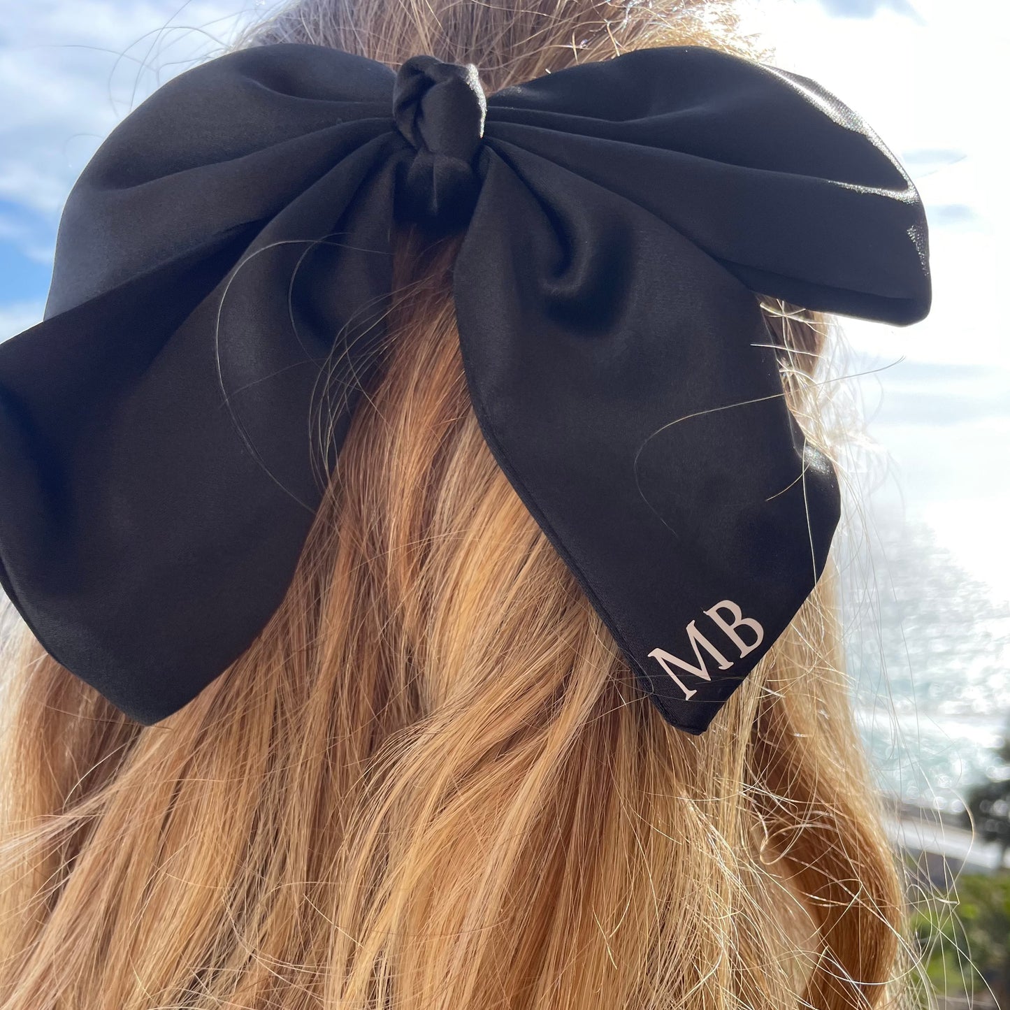 Personalised Initial Monogram Hair Bow