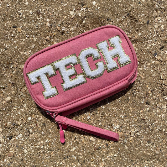 Tech Patch Pouch Wristlet Organiser Bag